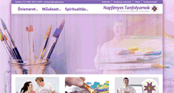 Desktop Screenshot of napfenyestanfolyamok.hu